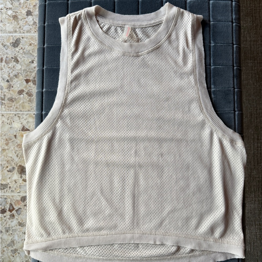 Free People Movement mesh tank